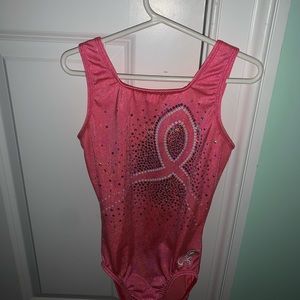 GK Sportswear Breast Cancer Awareness Leotard (AXS) Pink